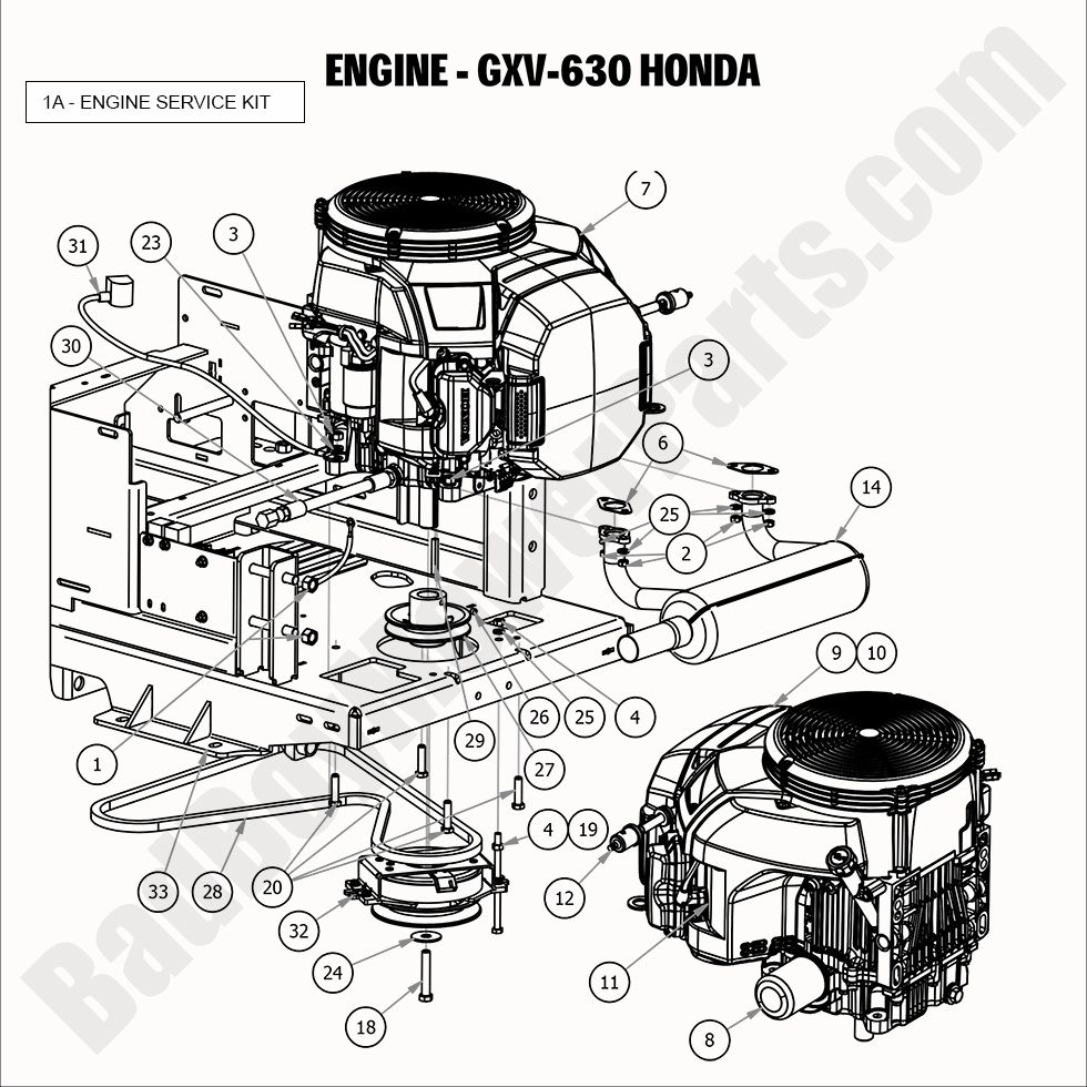 2020 Maverick Engine - Honda GXV630